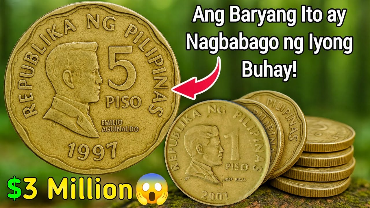These Rare Philippine Coins Are Worth MILLIONS! | 1997 5 Piso & 2001 1 Piso Value Shocks Collectors!