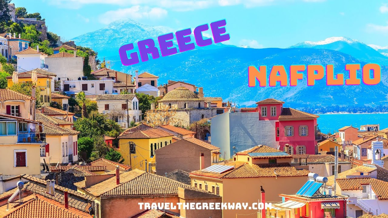 Nafplio Town in the Peloponnese Greece