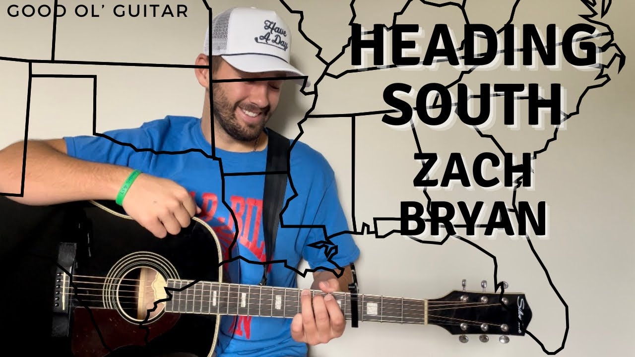 (СУПЕР ПРОСТО) Урок игры на гитаре Heading South от Зака ​​Брайана + руководство