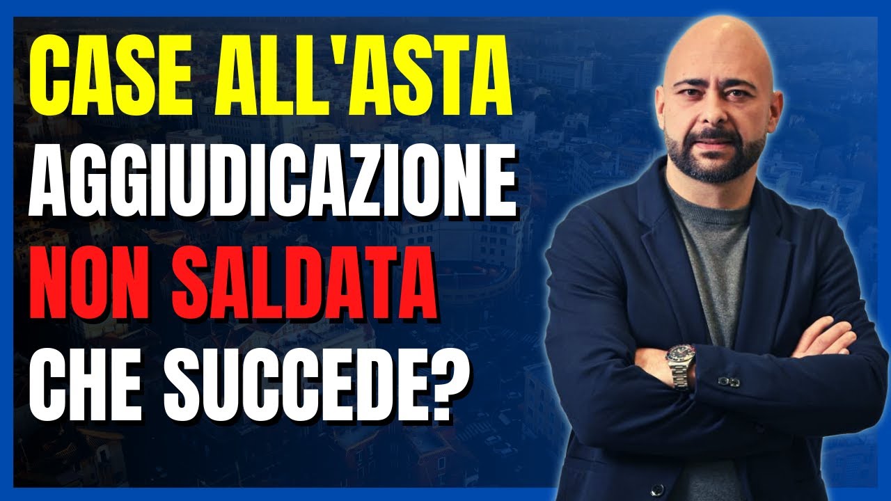 cosa succede se non saldo il prezzo di aggiudicazione?