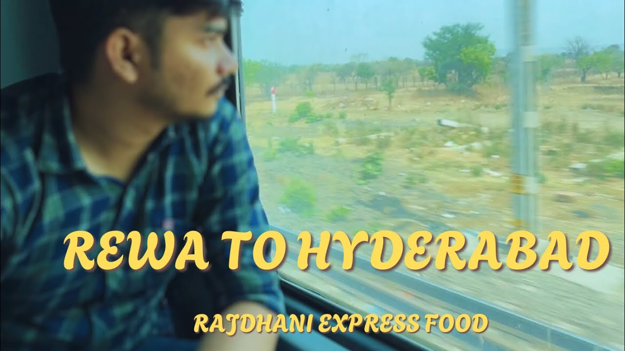 Rajdhani Express Second AC Class Journey🚂 || Rewa↔️Itwari || Nagpur↔️Hyderabad || Irctc Food😌#vlog