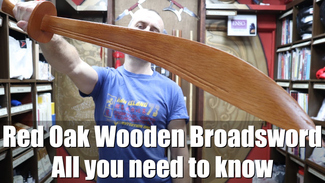 Red Oak Wooden Broadsword | All you need to know | Enso Martial Arts Shop