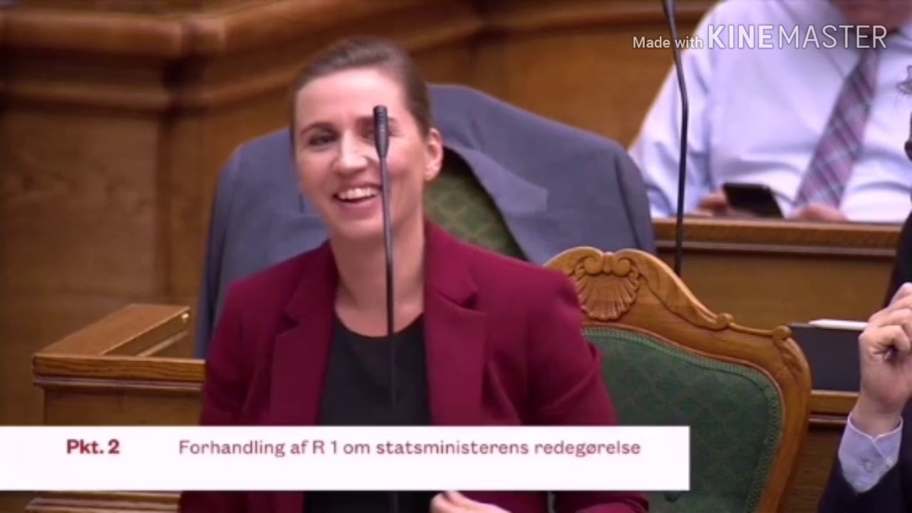 Folketingsmedlem  Aki Mathilda Høegh Dam, fra siumut, til folketingets åbningstaler