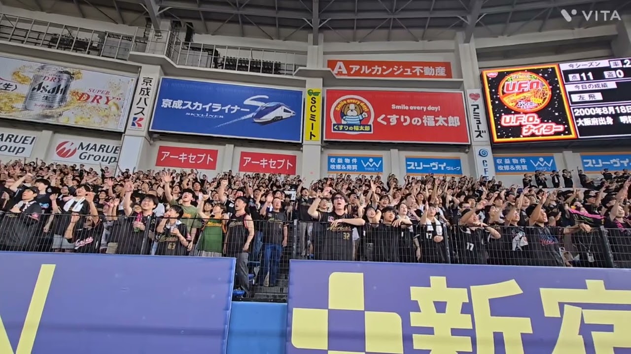 7月19日 日ハム戦　ロッテ応援今日も熱いぞ！