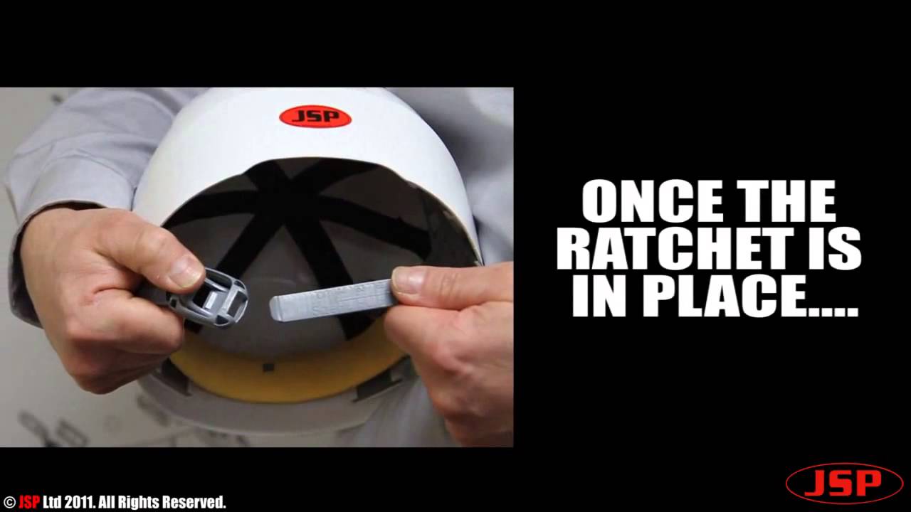 The Unique JSP EVO Lite Safety Helmet 3D Adjustment System 720p