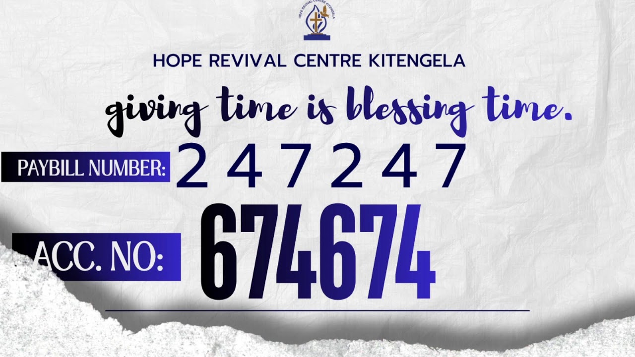 HOPE REVIVAL CENTRE KITENGELA Live Stream