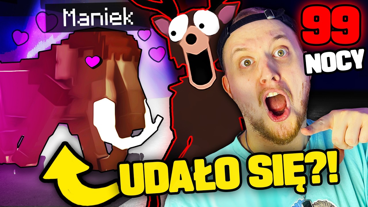 OSWOIŁEM MAMUTA ?! TO NAPRAWDE MOŻLIWE w 99 DNI ! ROBLOX