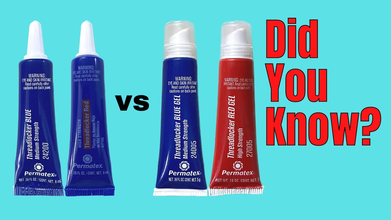 Nuts & Bolts - Permatex Threadlocker Gel vs Liquid - Which is Stronger?