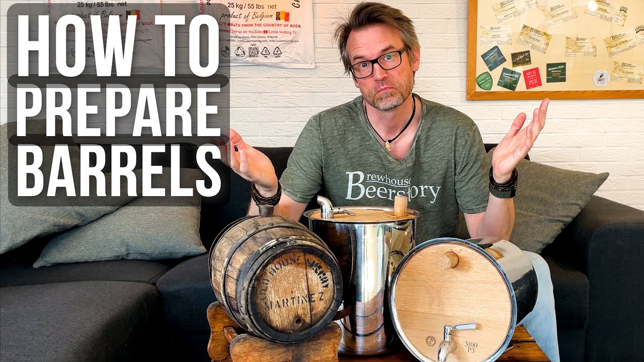 How to prepare and fill barrels for barrels aging beer