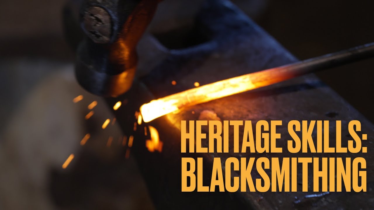 Day in the life of a blacksmith at the Ulster Folk Museum | copper bowls and a steel bottle opener