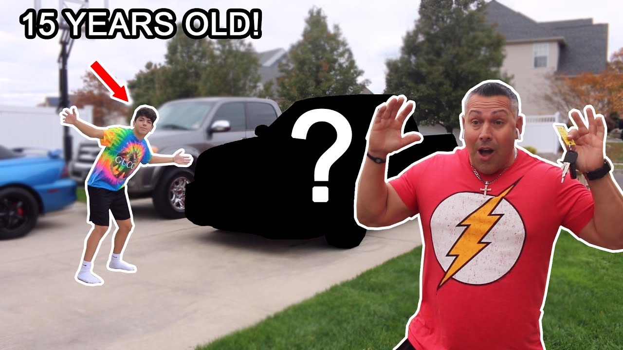 BUYING MY DAD HIS DREAM CAR AT AGE 15! *not clickbait*