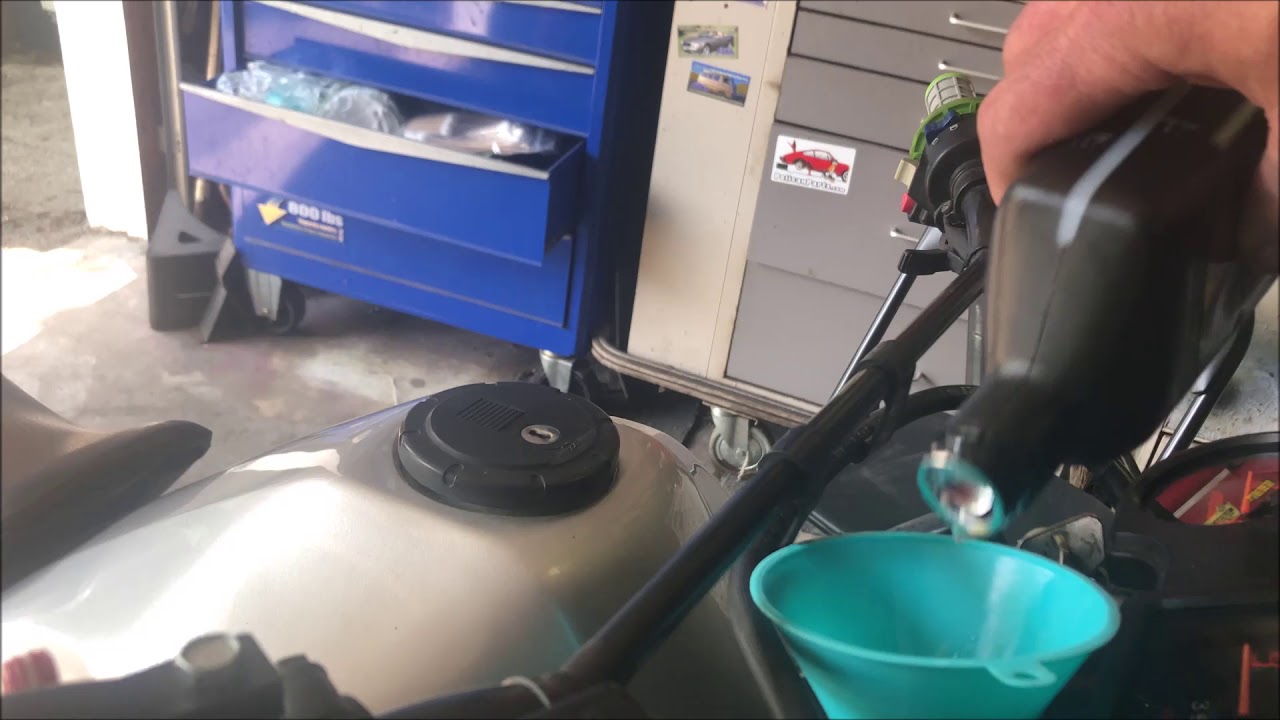 How to change front fork oil   first gen Kawasaki KLR 650