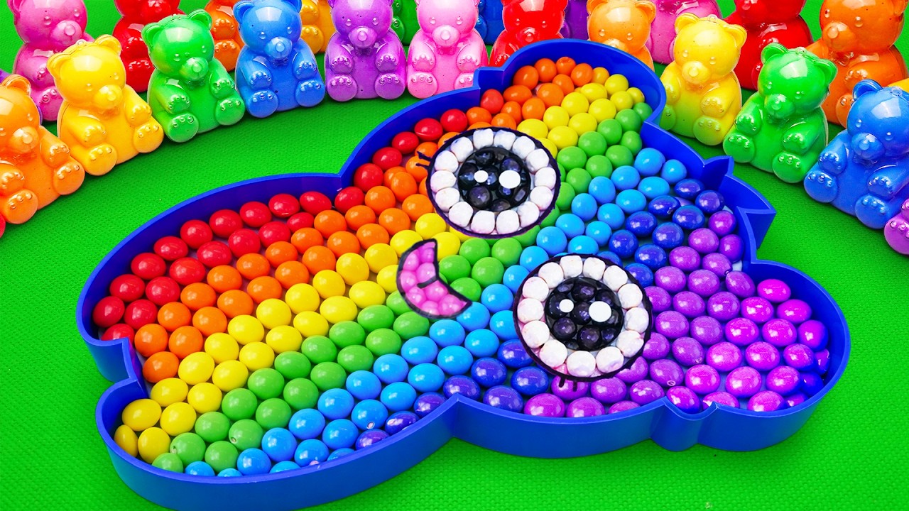 ASMR Satisfying Video🌈 Making Sprunki Beads Bathtub by Mixing SLIME in Rainbow CLAY Coloring