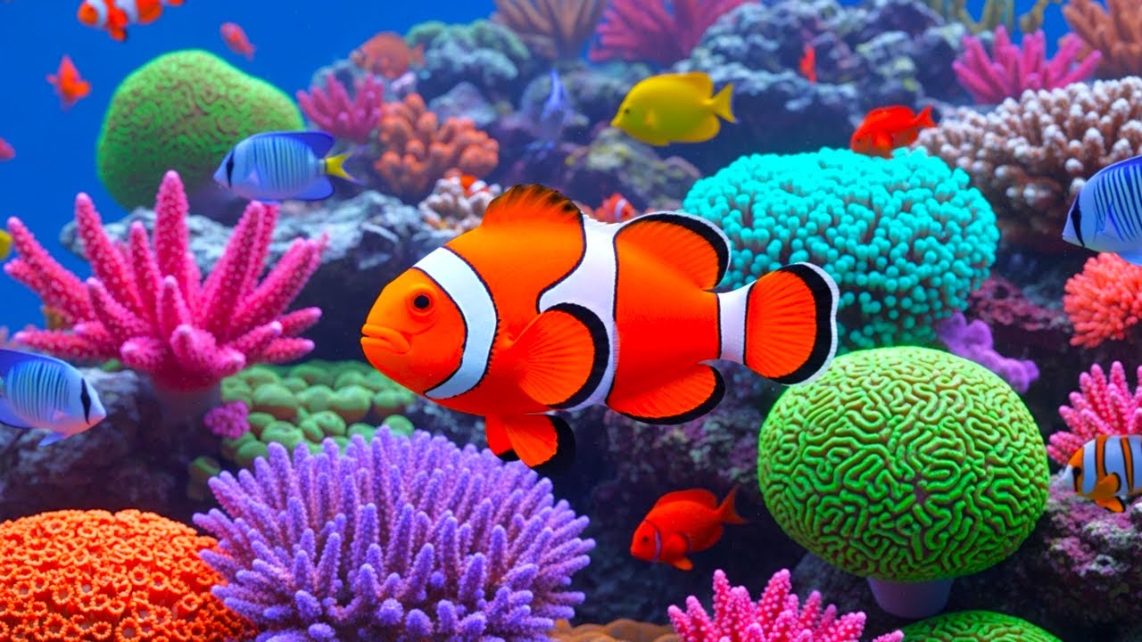 The Best 4K Aquarium - Dive Into The Mesmerizing Underwater Realm, Sea Jellyfish, Coral Reefs #2