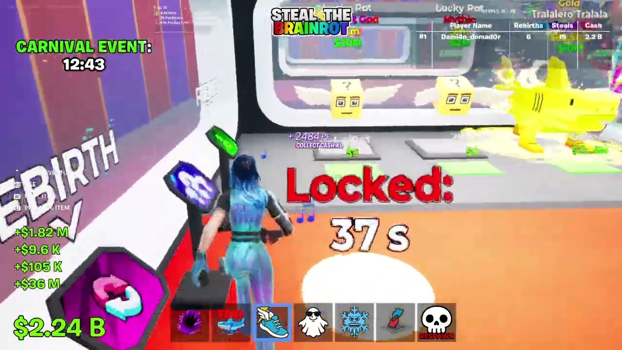 Fortnite steal the brainrot: Part 3.Evento de los dioses