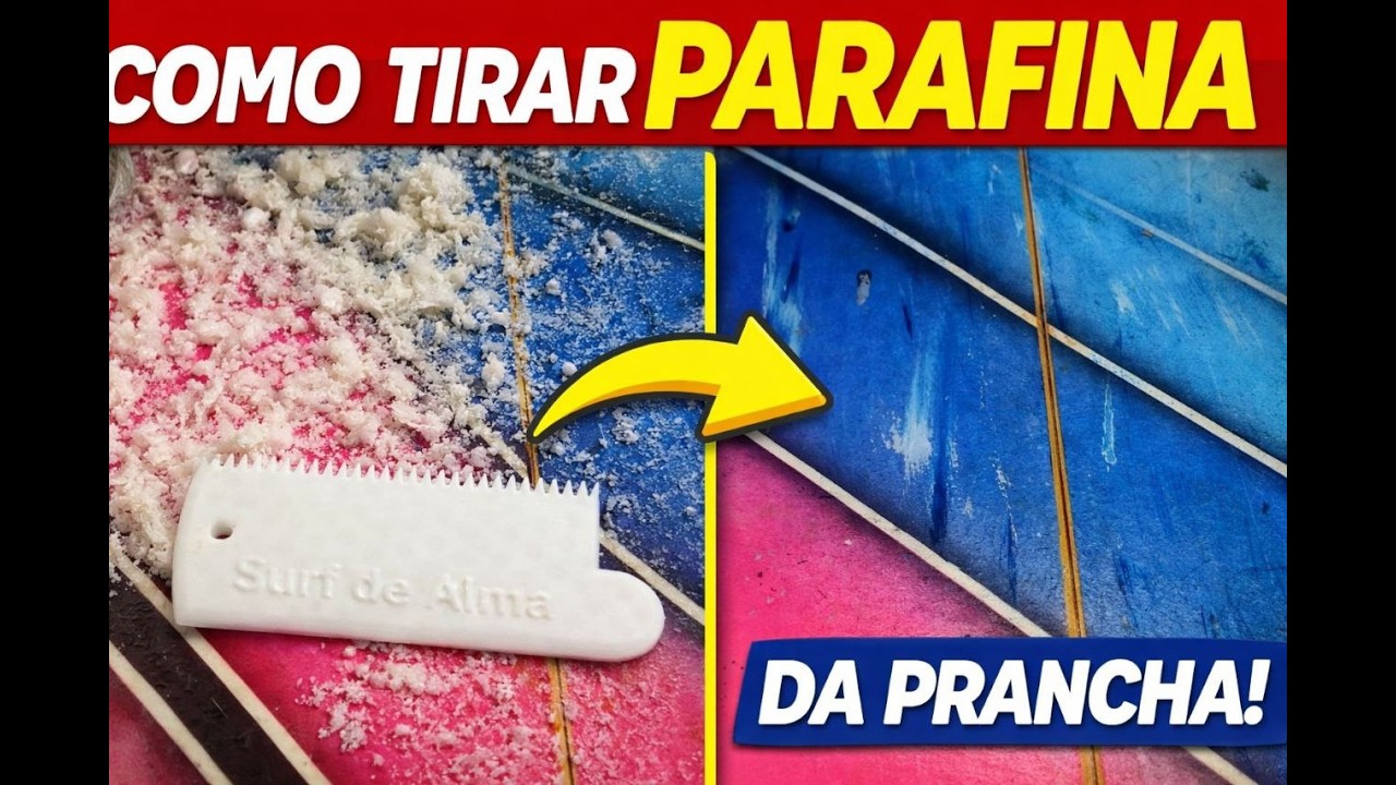 Como Tirar Parafina Da Prancha de Surf  (Do Jeito Certo)