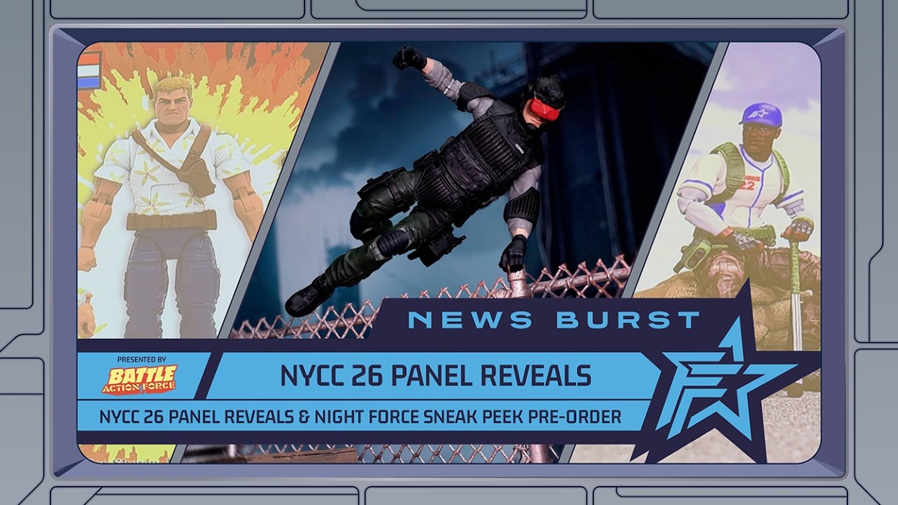 NEWS BURST LIVE!! HASBRO NYCC 2026 G.I. JOE CLASSIFIED PANEL!!