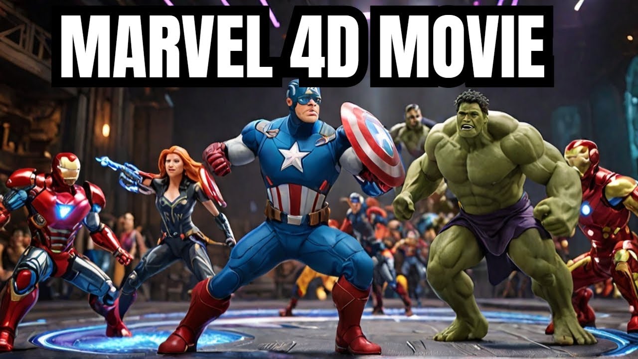 FULL Marvel 4D Movie at Madame Tussauds New York | HALL OF HEROES 🇺🇸