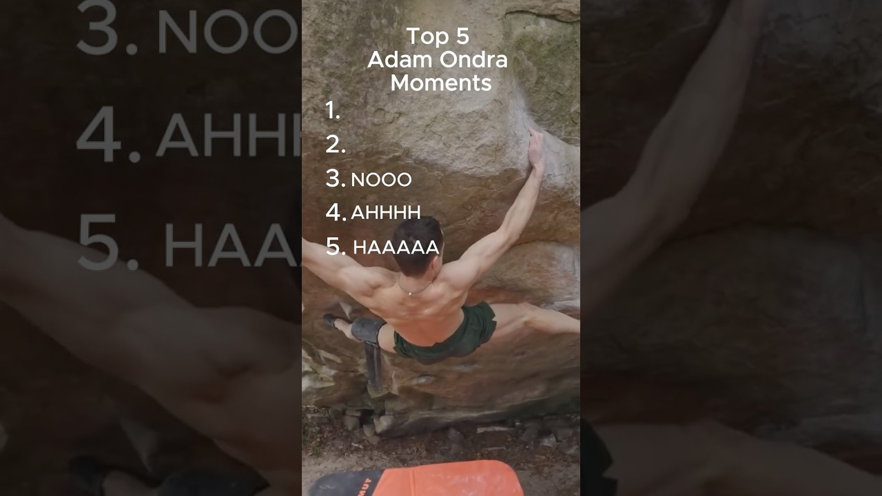 Top 5 Adam Ondra moments