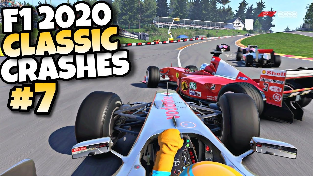 F1 2020 CLASSIC CRASHES #7