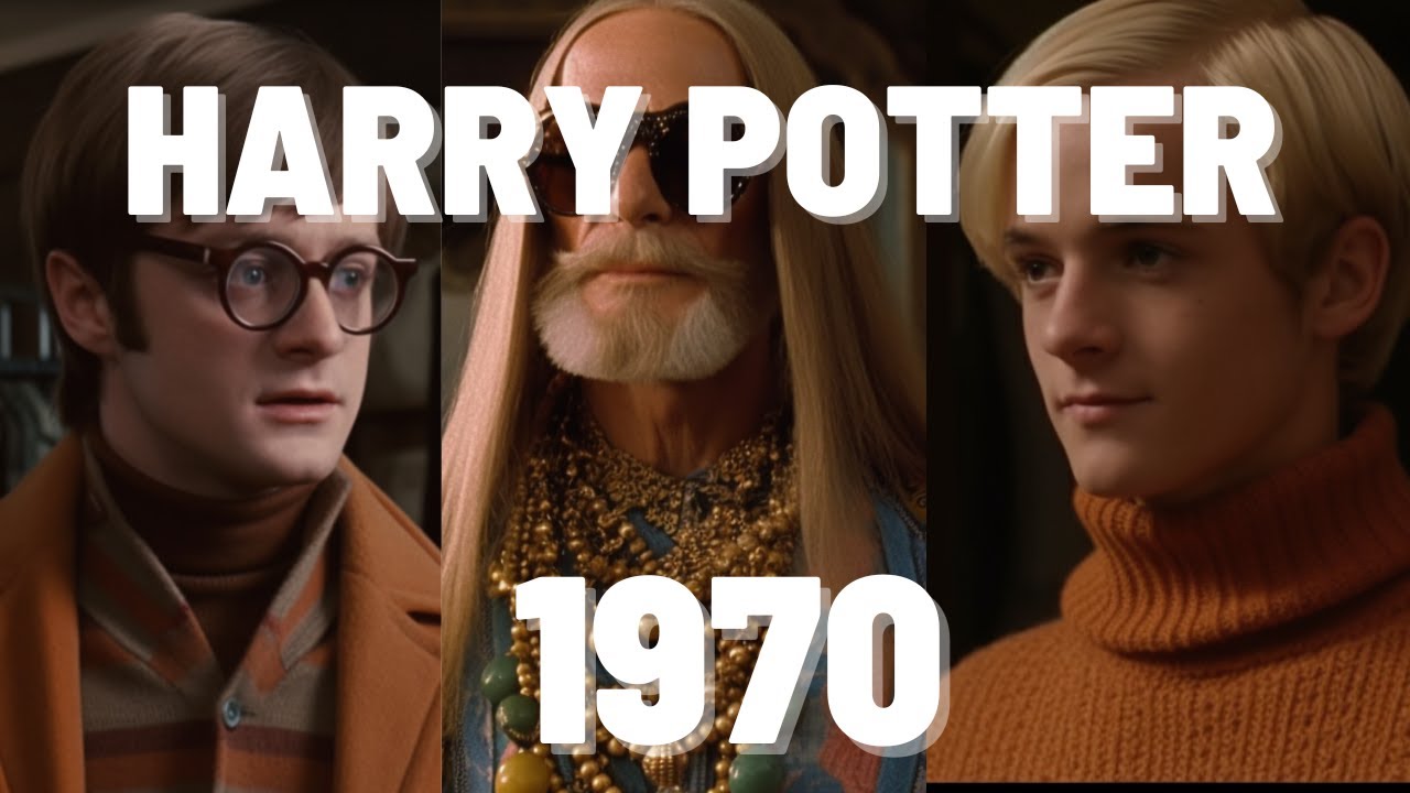 Harry Potter in 1970 #harrypotter #harrypotterai