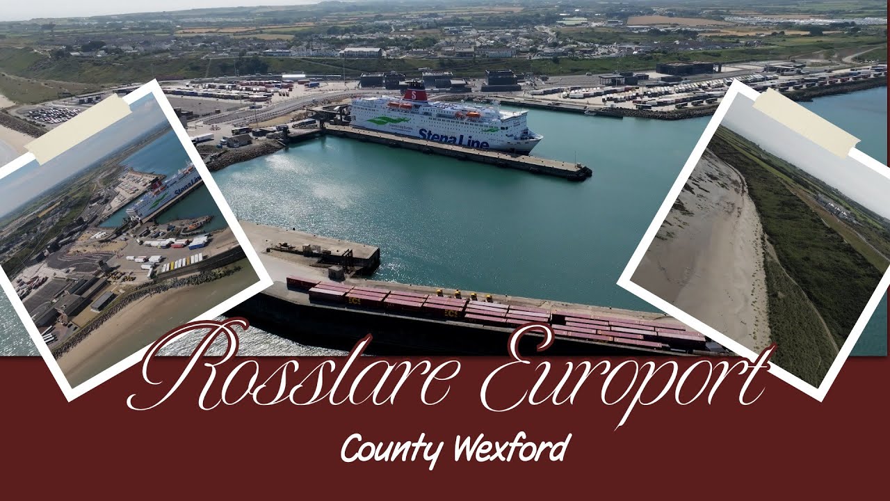 Rosslare Europort 2025 | Co. Wexford | Ireland - Cinematic DJI Drone Video 4K