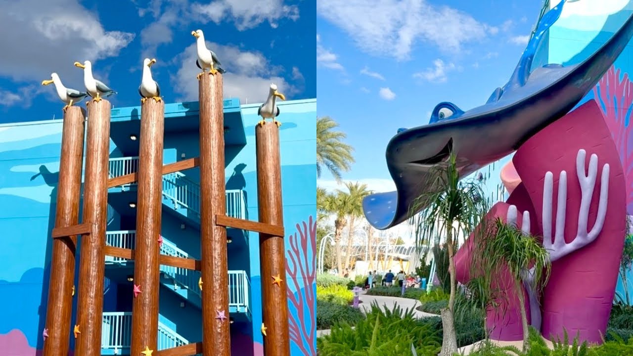 Finding Nemo FAMILY SUITE | Disney’s Art of Animation Resort | Monorail 