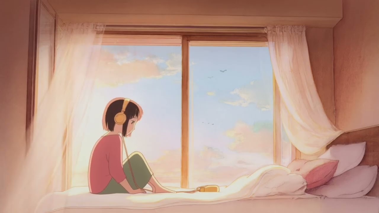 Lo-fi for study & work with fragile piano phrases