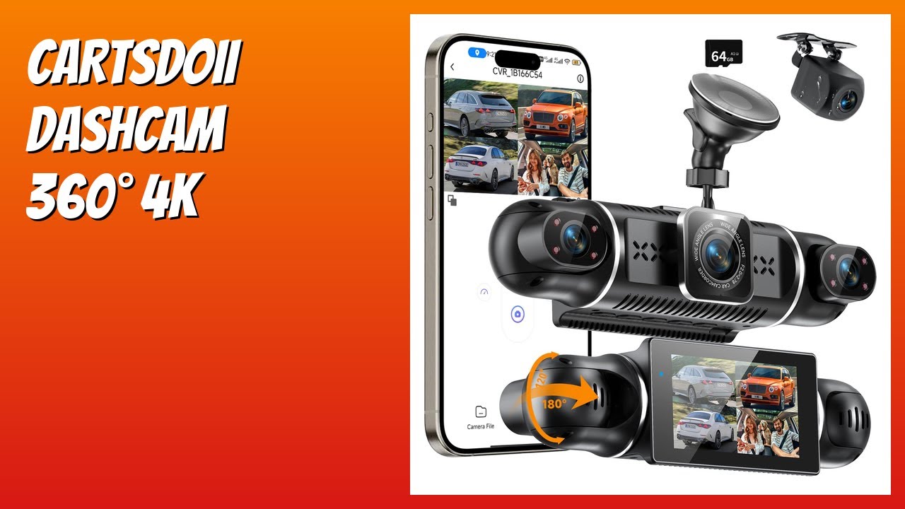 AVIS (2026) : CARTSDOII Dashcam 360° 4K. DÉTAILS