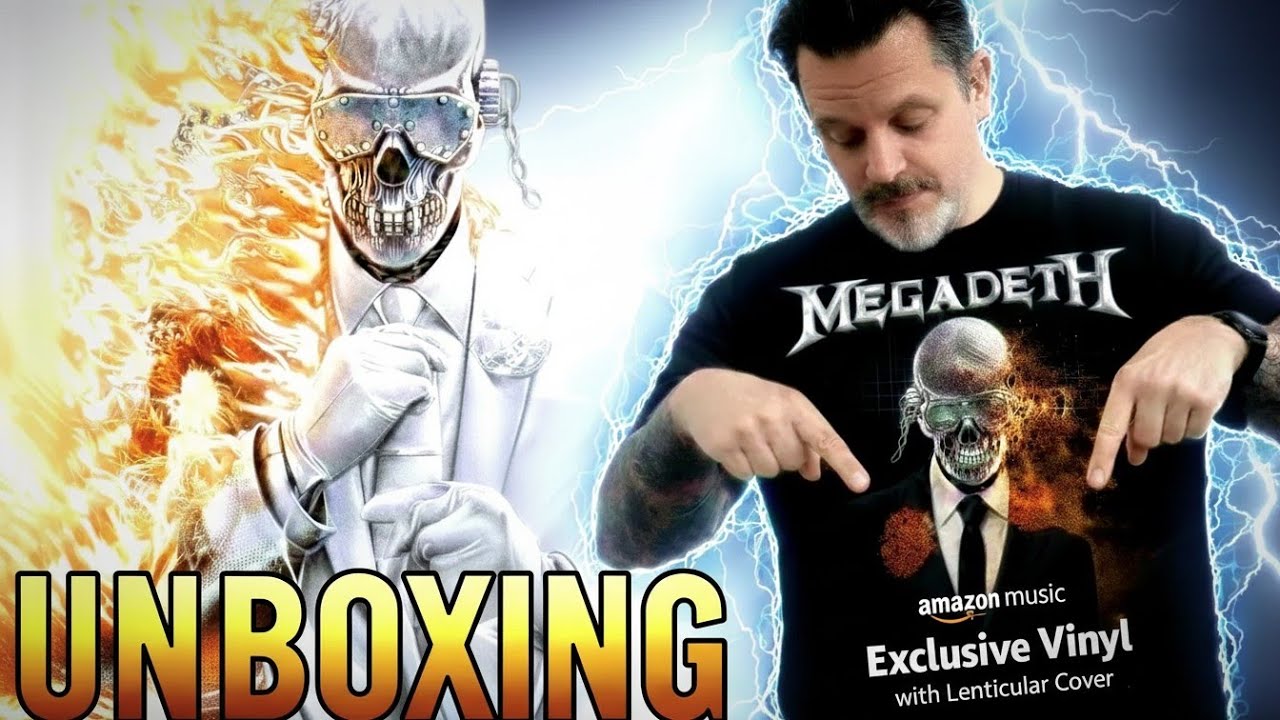 MEGADETH UNBOXING - ALBUM 2026 LP VINIL EXCLUSIVO COM  CAPA LENTICULAR
