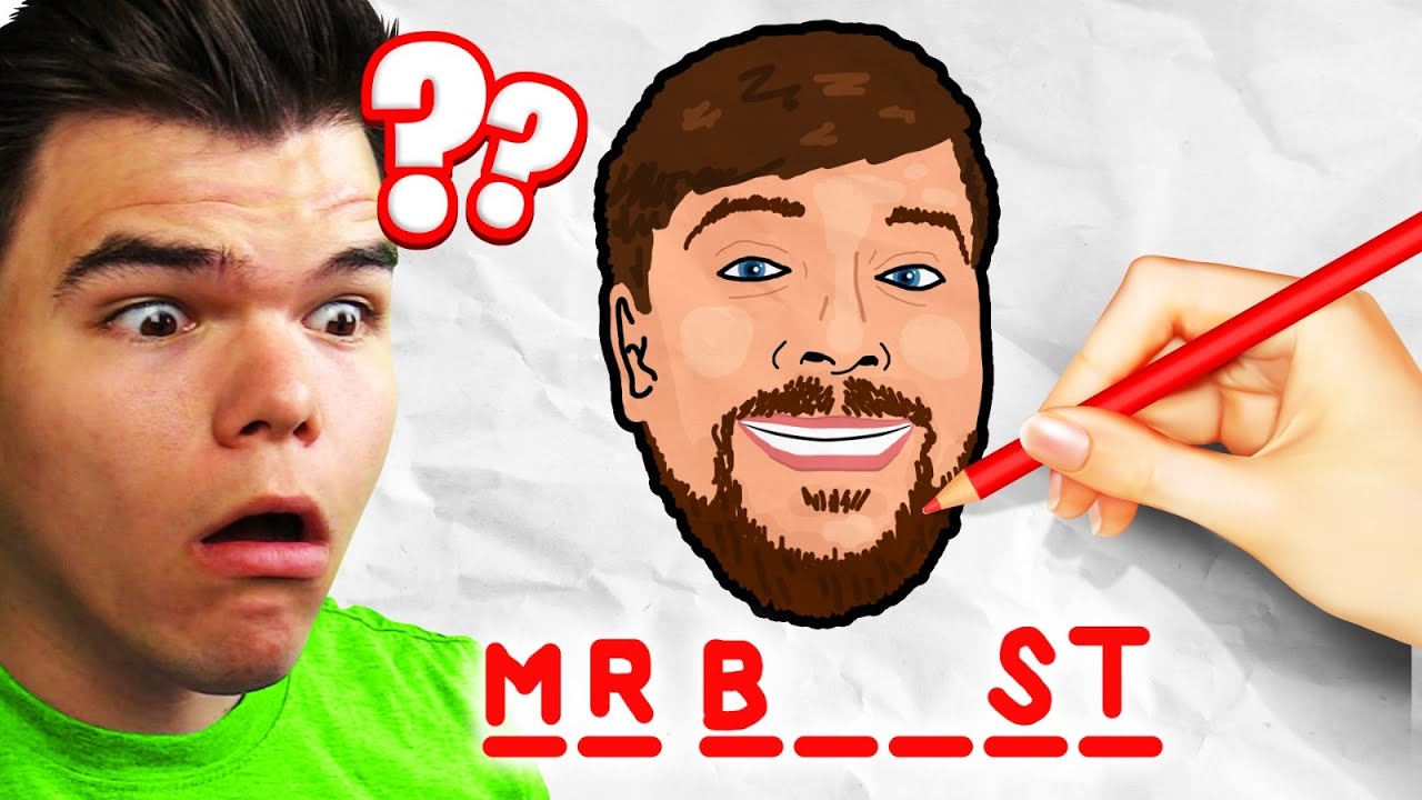 Guess Which YOUTUBER i am Drawing... (Doodlr.io)