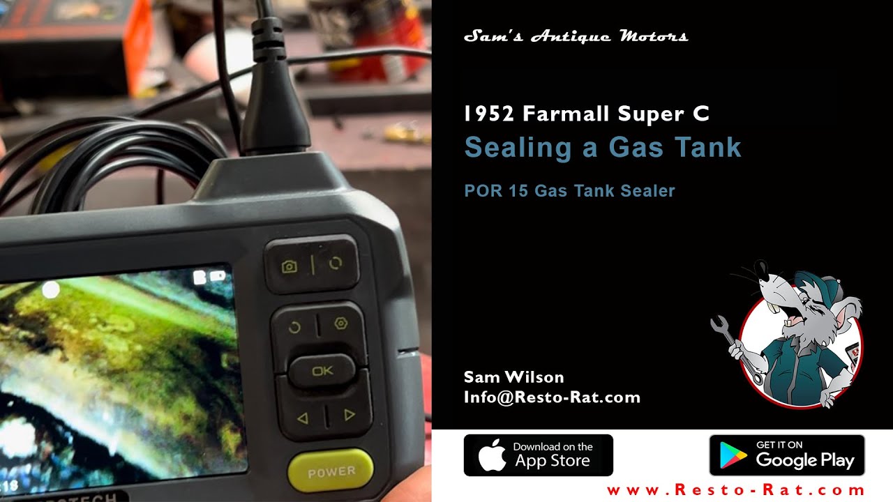 Sealing A Gas Tank | Segment  7 – Farmall Model B Tractor