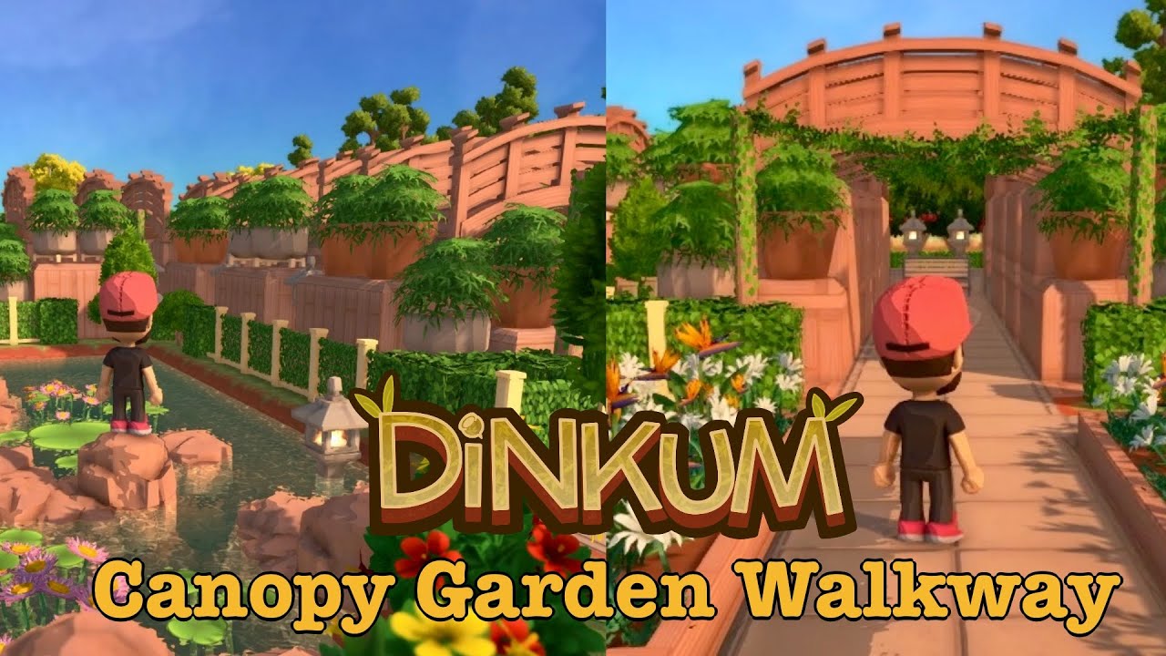 Dinkum Let's Build a Canopy Garden Walkway