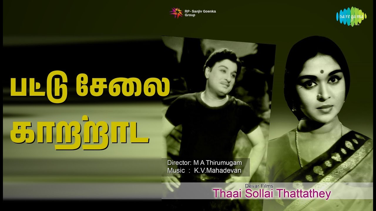பட்டு சேலை காற்றாட | Thaai Sollai Thattathey | P. Susheela | T.M. Soundararajan Songs