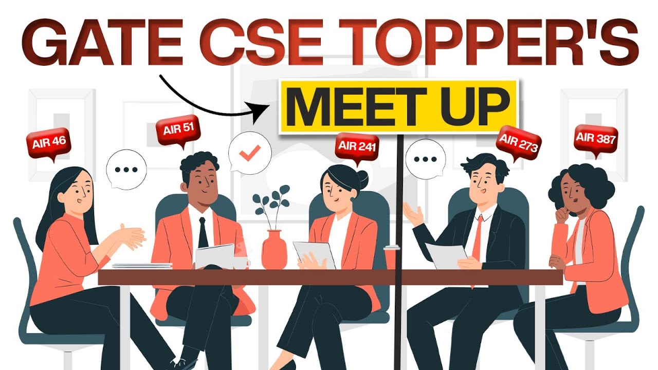 GATE 2025 CSE Toppers Meet-Up | Rankers Reveal Strategy | Gate Rankers Interview 🔥