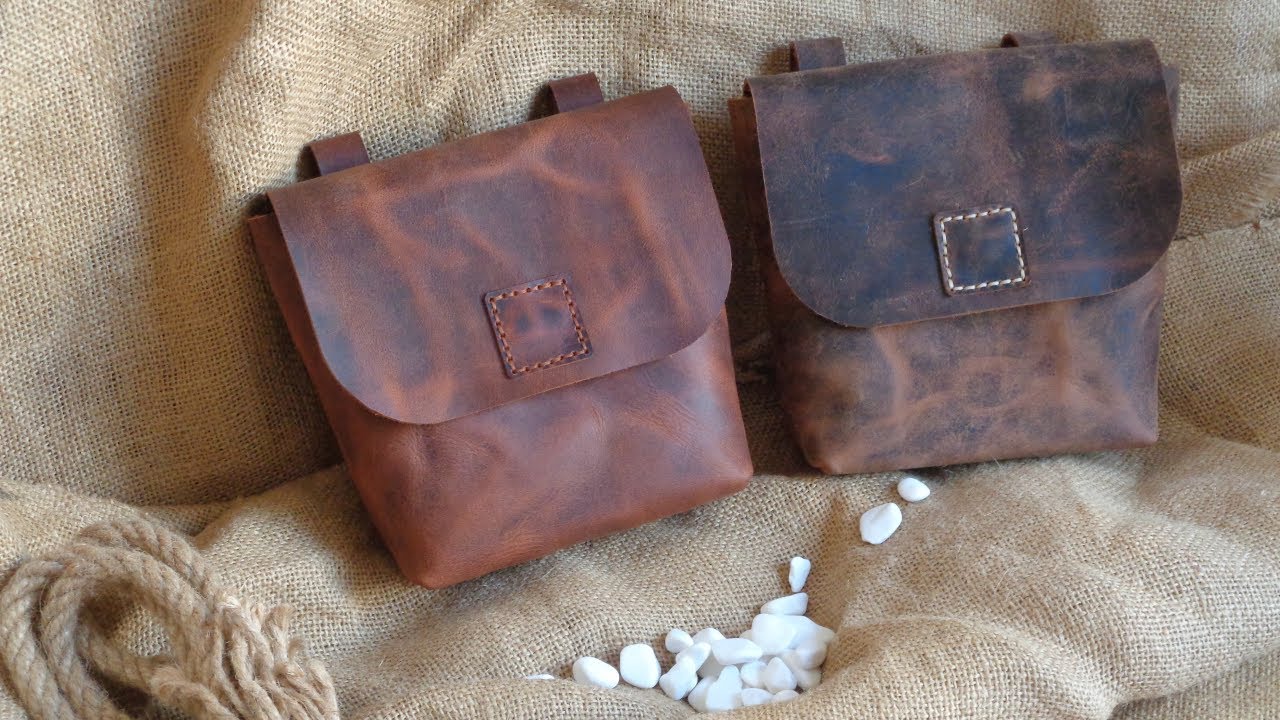 How to Make Medieval Style Belt Pouch PDF Pattern - ( Pdf Pattern Only in My Etsy Shop )