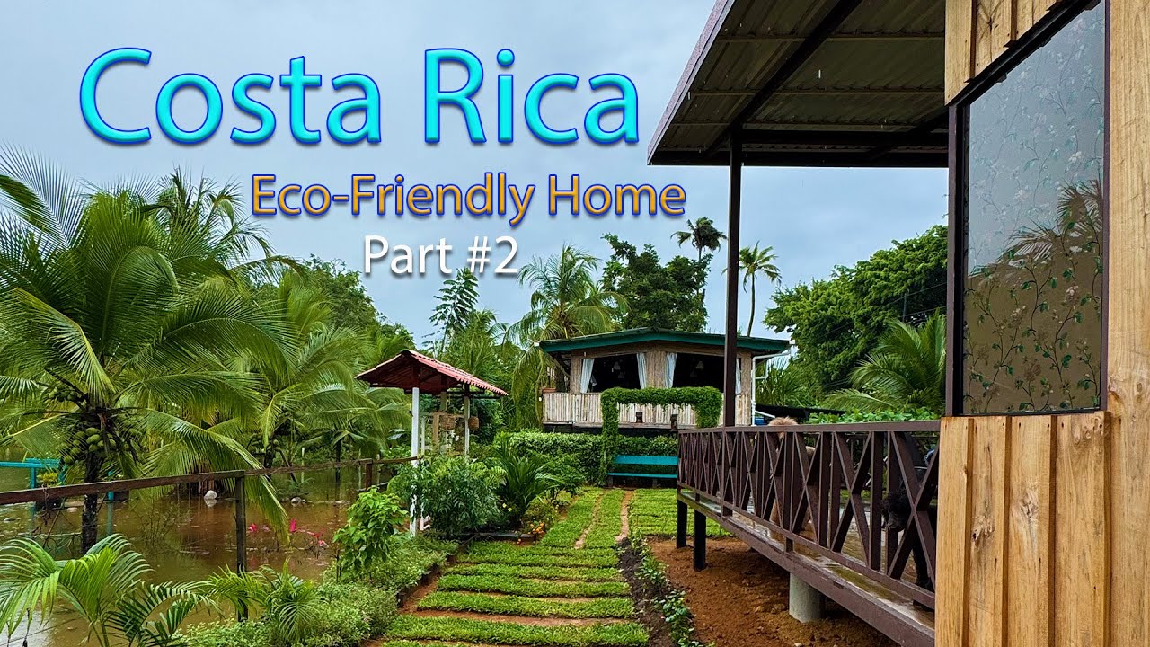 Bamboo, Reed & Wood House Build in Costa Rica Rainforest Part #2