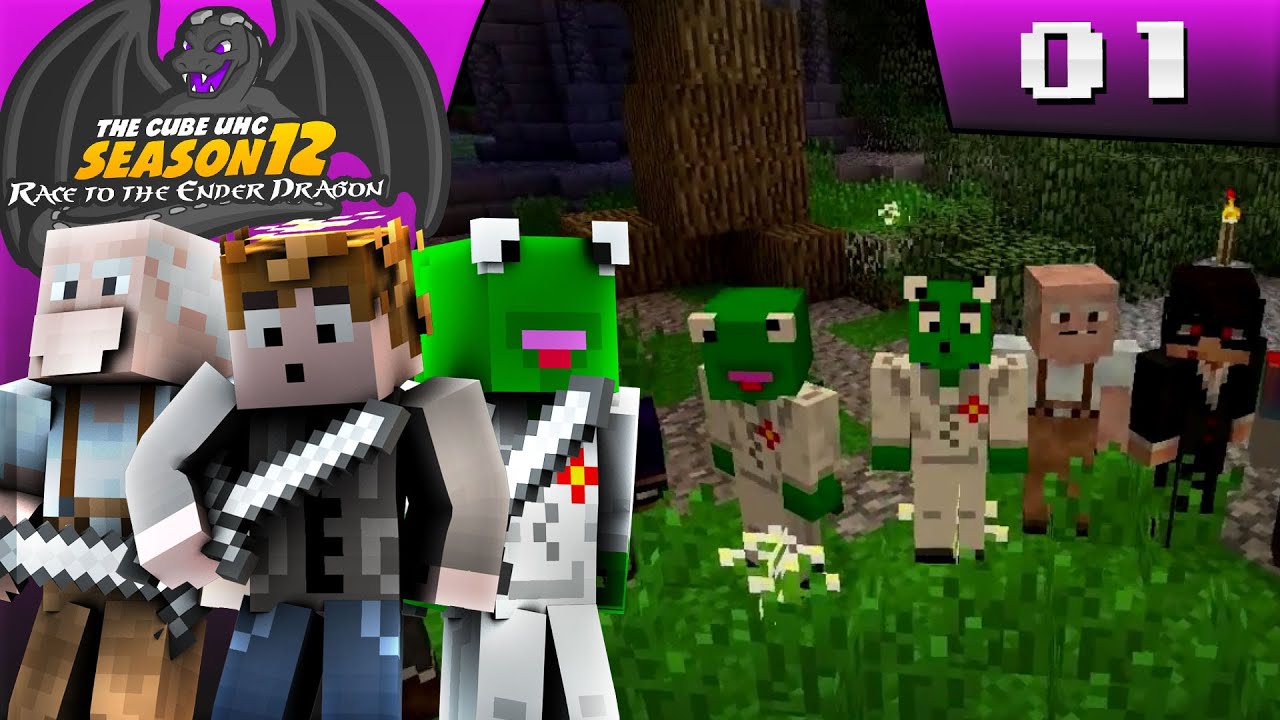 Minecraft: Cube UHC Season 12 - Episode 1 - KERUMBLYJAM