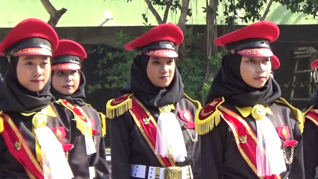 PASKIBRA  MAN 2 Gresik Team  B dalam LKBB PASOPATI 2020