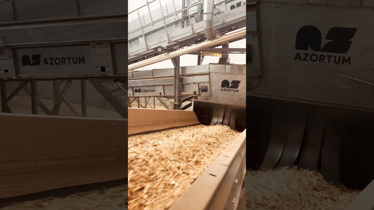Wood Shredding Line for Combined Heat & Power Production 