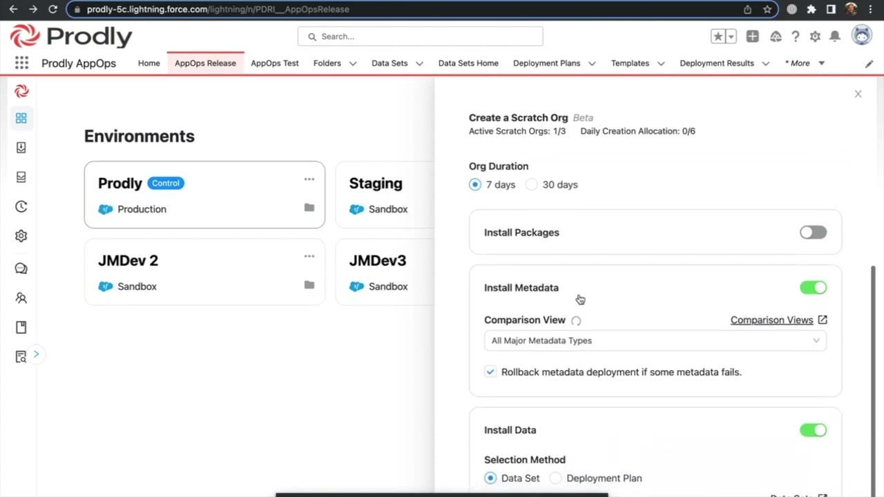 How to Create a Scratch Org Using Point and Click