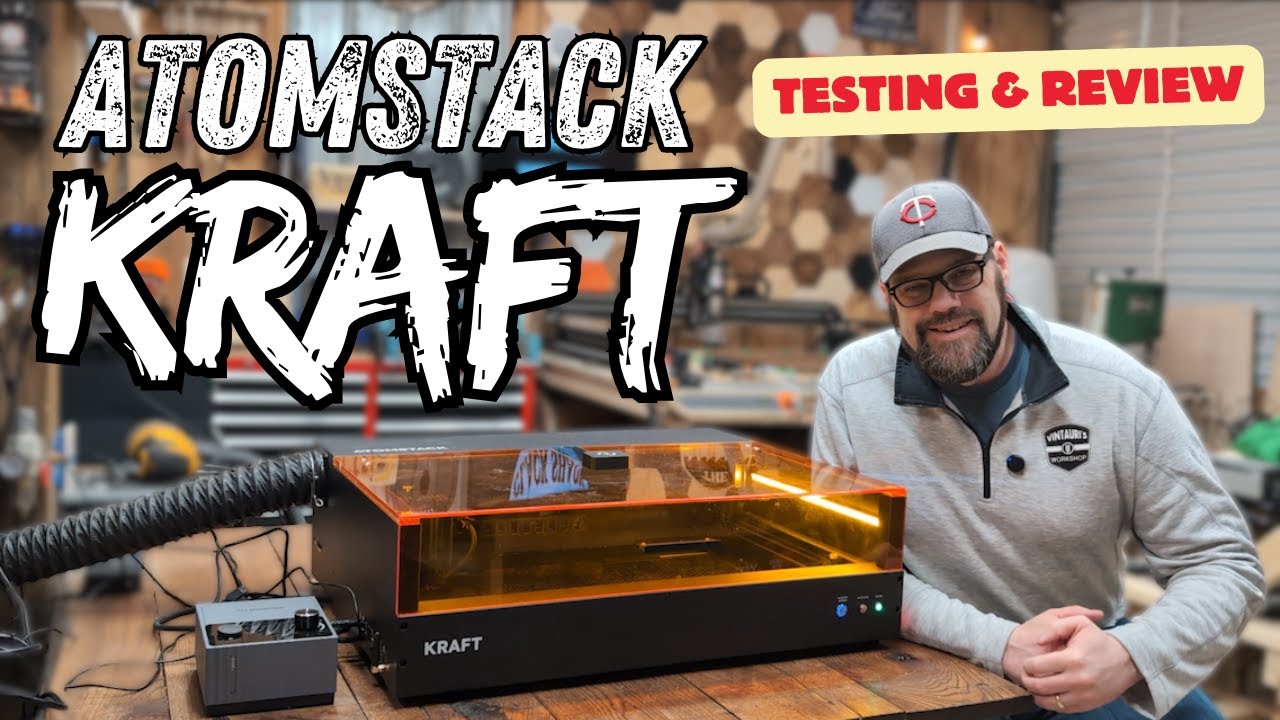 Atomstack Kraft - Blue Diode and IR power all in one laser!