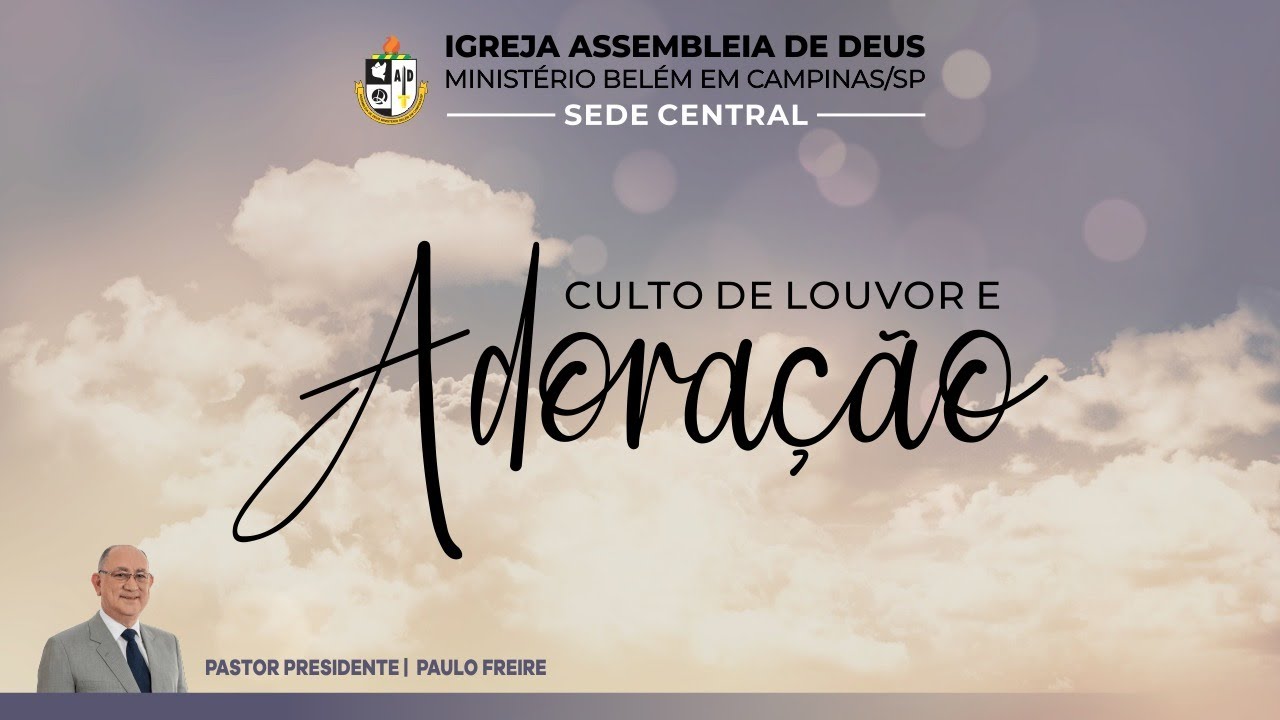 CULTO DE LOUVOR E ADORAÇÃO | DOMINGO | 18/01/2026