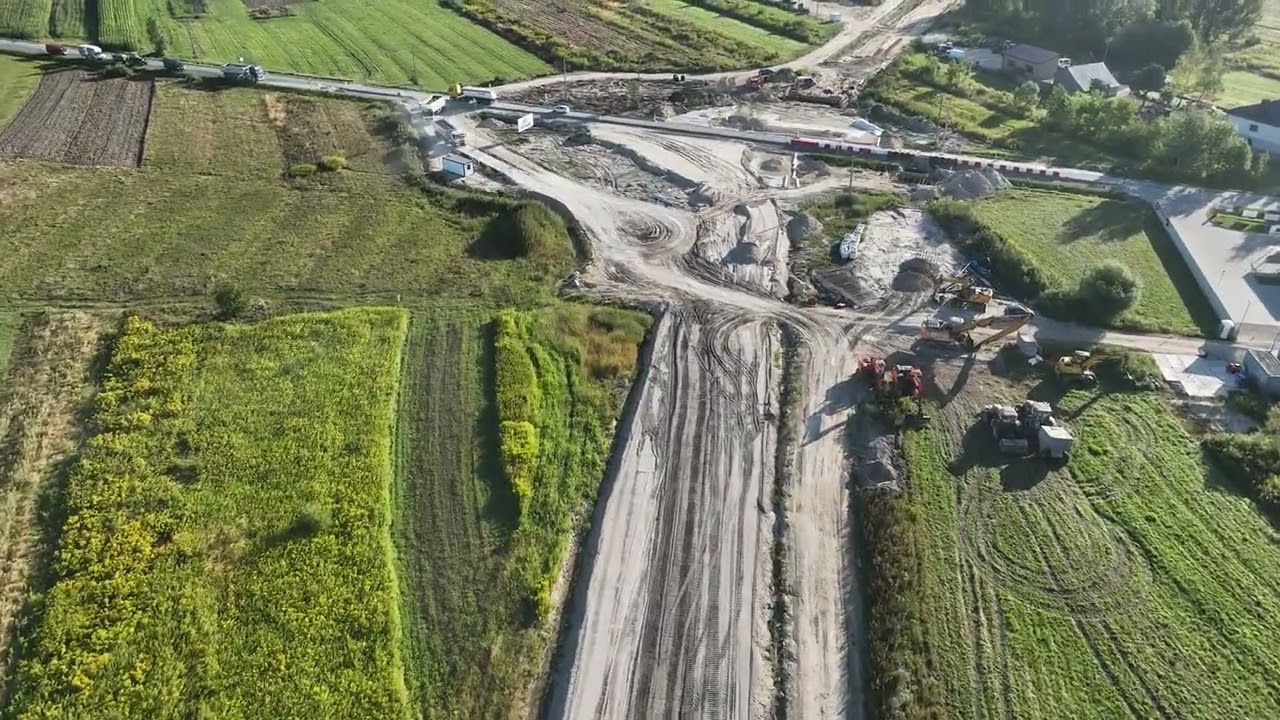 Obwodnica Nowego Korczyna w Świętokrzyskiem. Raport z budowy: sierpień 2024