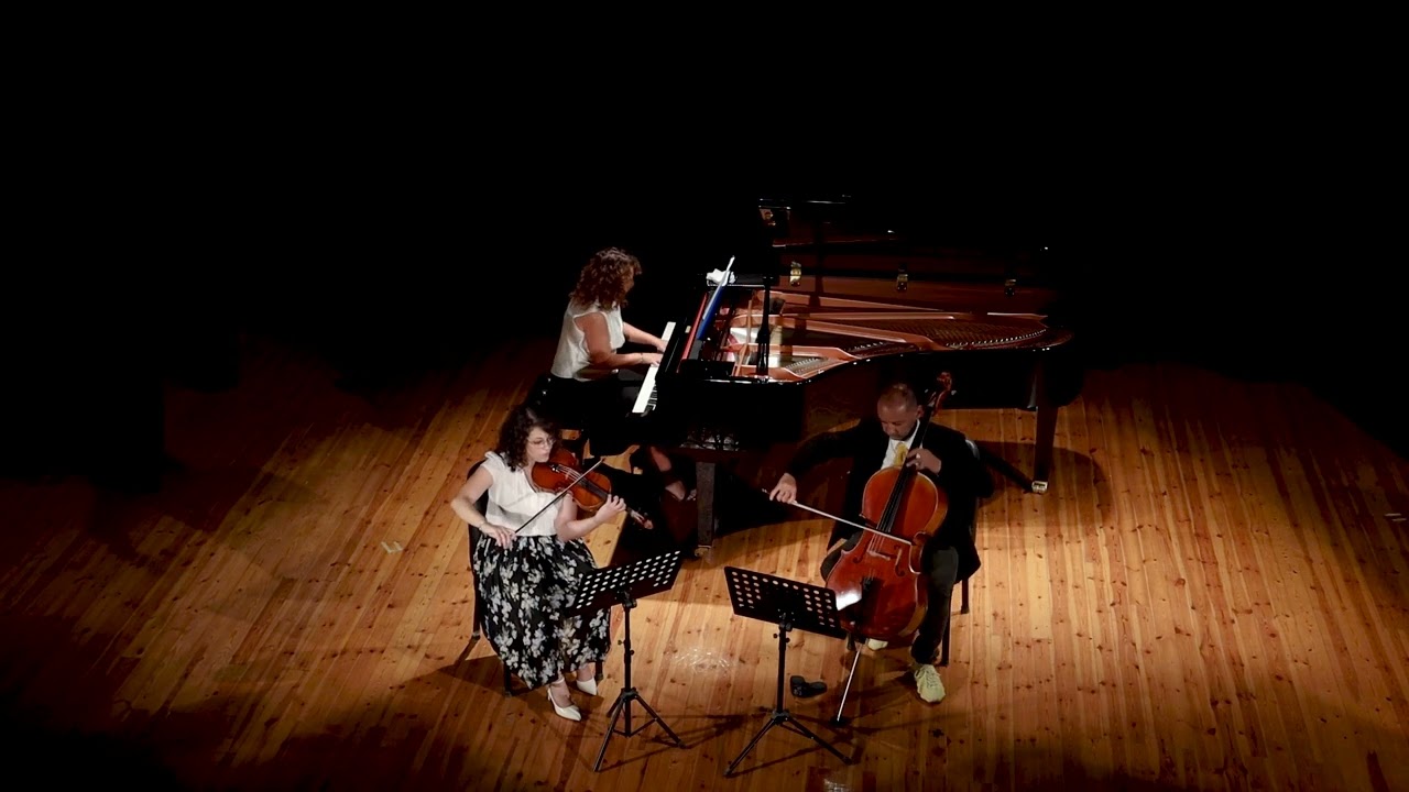 Grieg Trio Andante con moto for Violin, Cello and Piano (Yasmin Samy,Hassan Moataz,Omnia Ezzeldin)