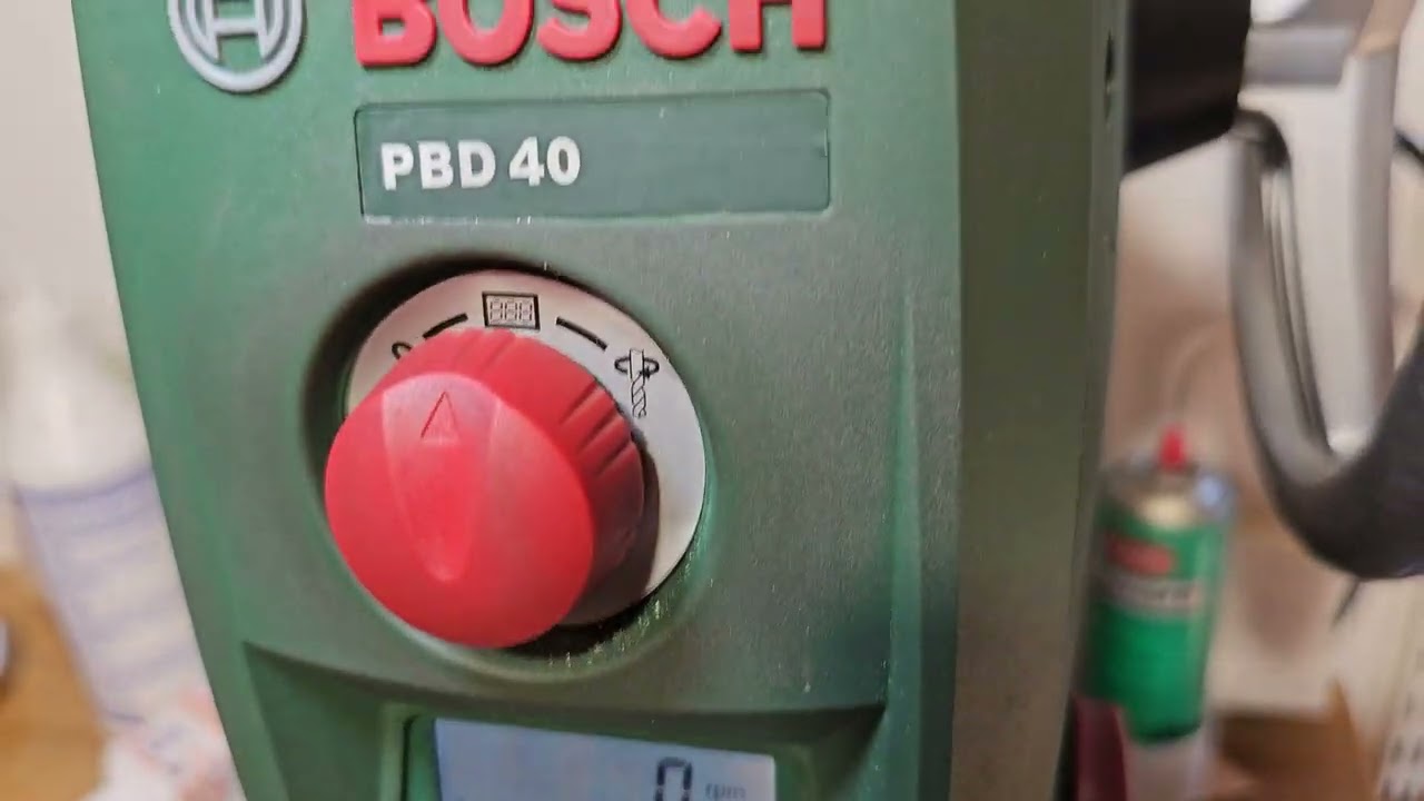 Bosch PBD 40 bench drill problems