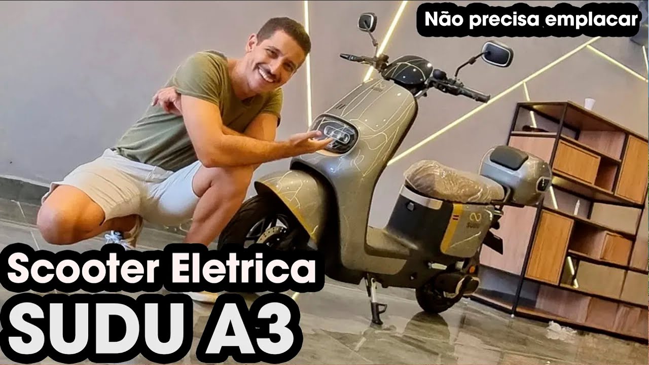 Teste da Scooter Elétrica SUDU A3 | Completa, e com muitos diferenciais.