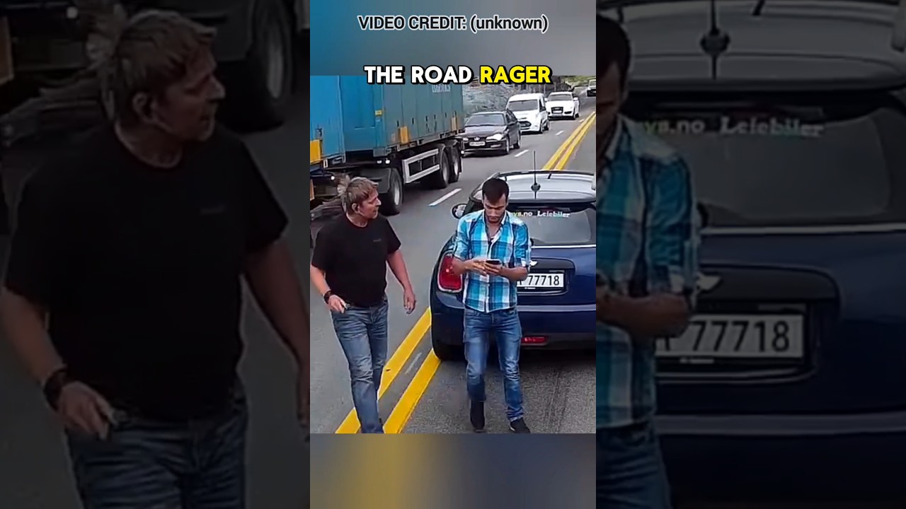 Road Raging Driver Gets Poetic Instant Karma!