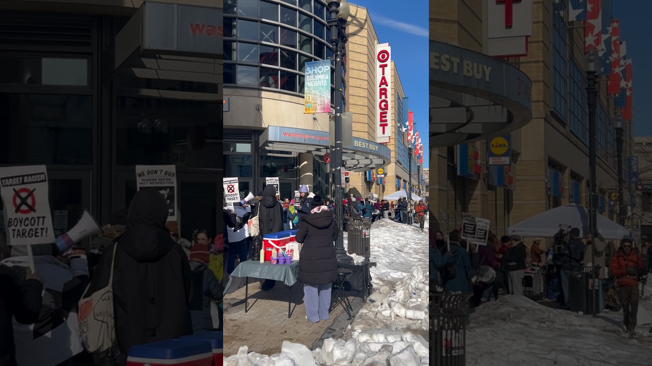 🚨 Urban Repot: Protest Against ICE: Free DC Organizes Target Boycott Action in Columbia Heights