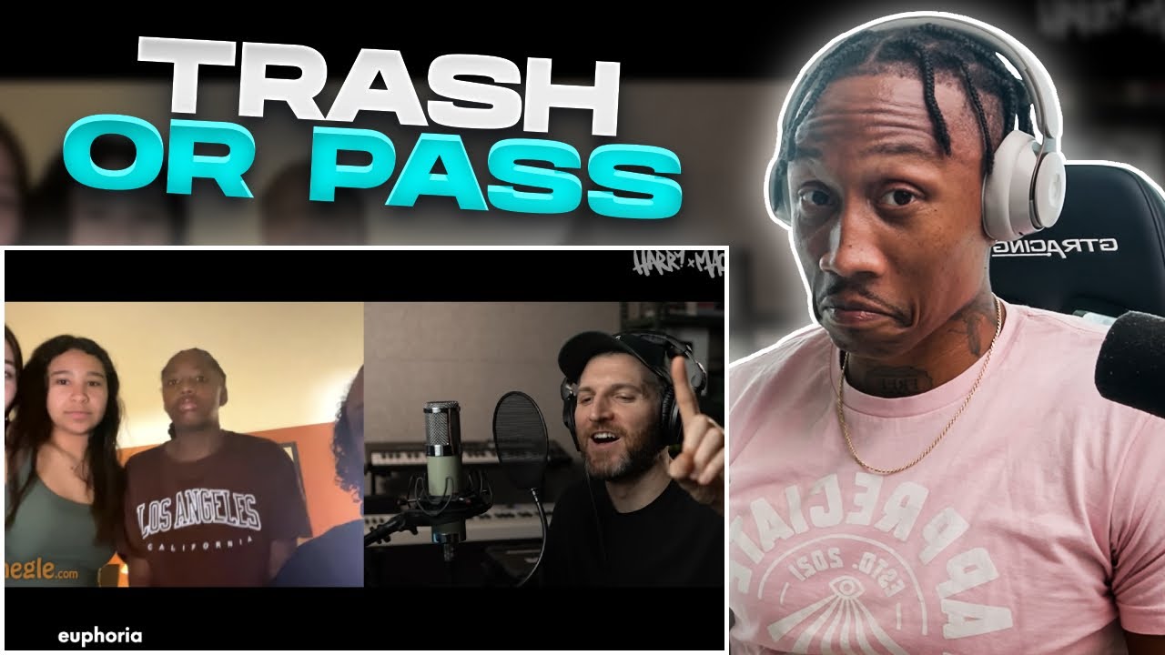 TRASH or PASS! Harry Mack  ( Slaying Every Track | Omegle Bars 87 ) [REACTION!!!]